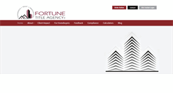 Desktop Screenshot of fortunetitle.com